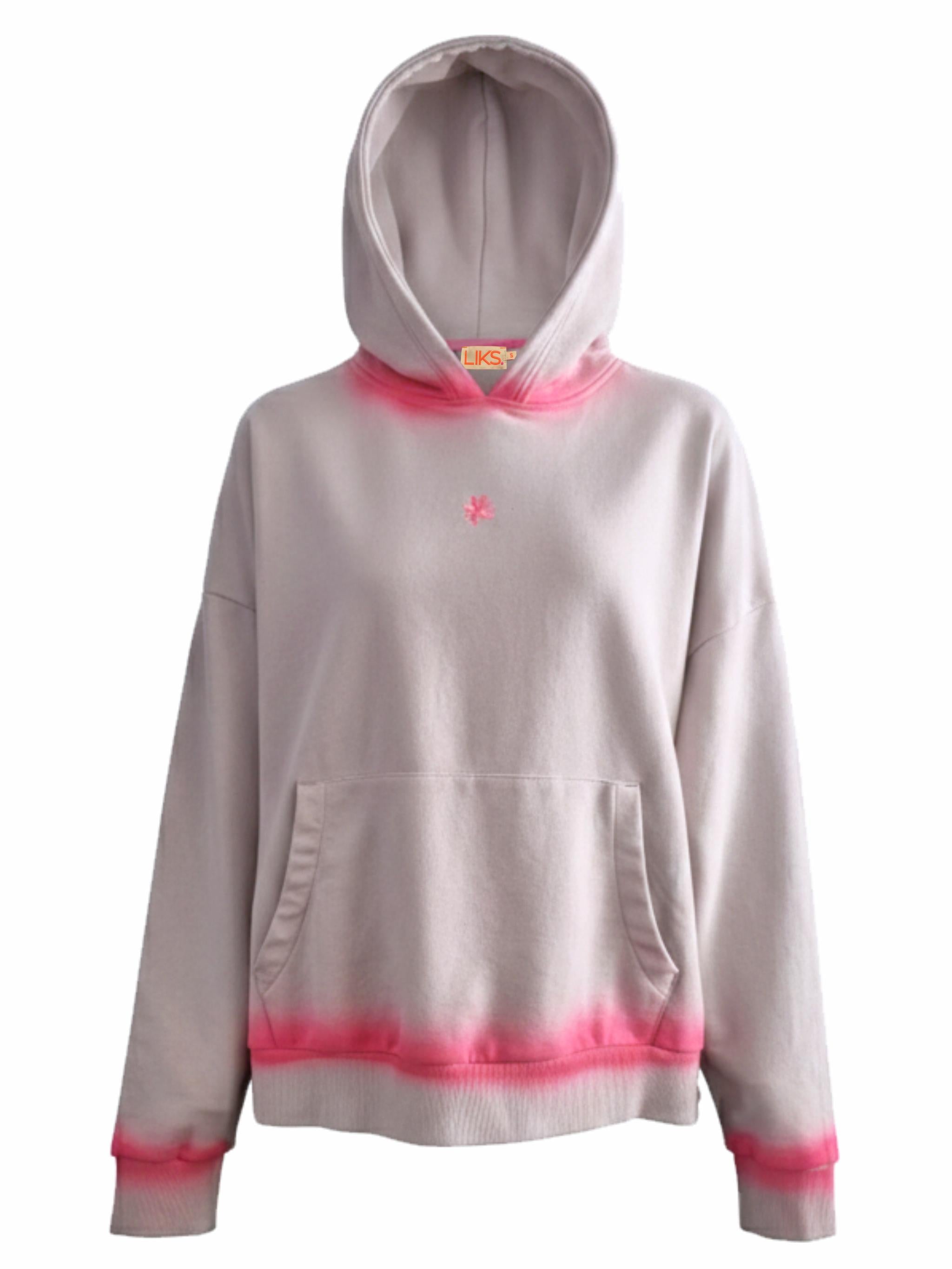 Damen Sweat-Hoodie "DO IT" mit Spray-dye Nähten - SimonaC