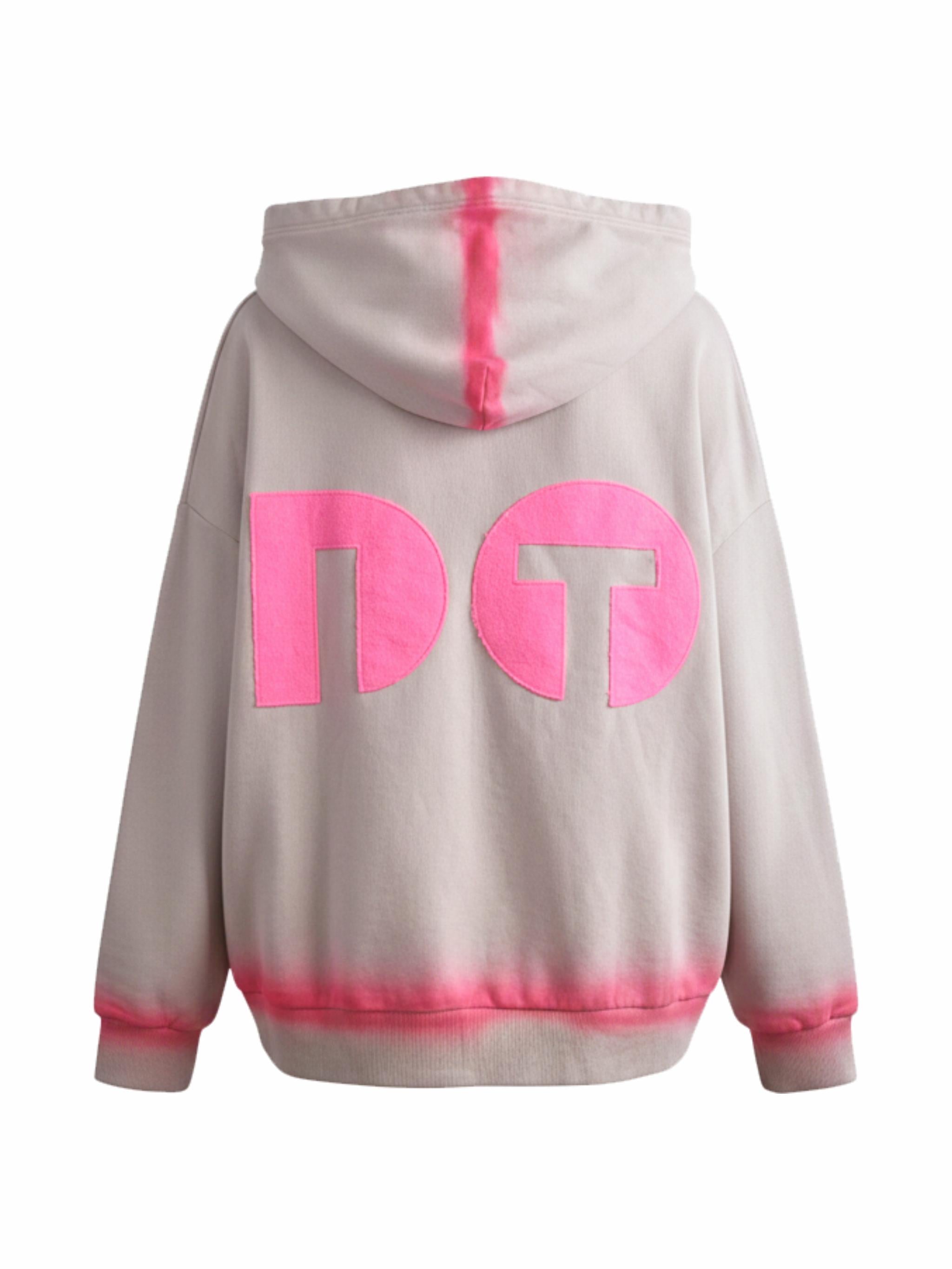 Damen Sweat-Hoodie "DO IT" mit Spray-dye Nähten - SimonaC