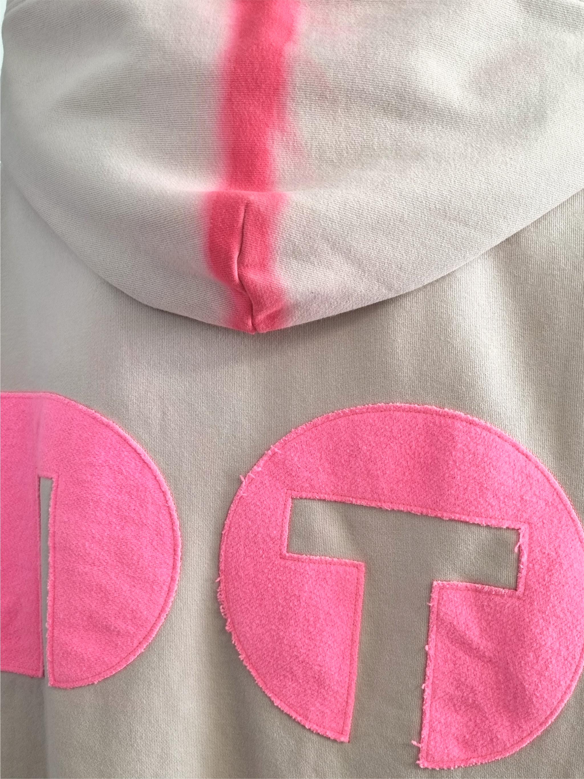 Damen Sweat-Hoodie "DO IT" mit Spray-dye Nähten - SimonaC