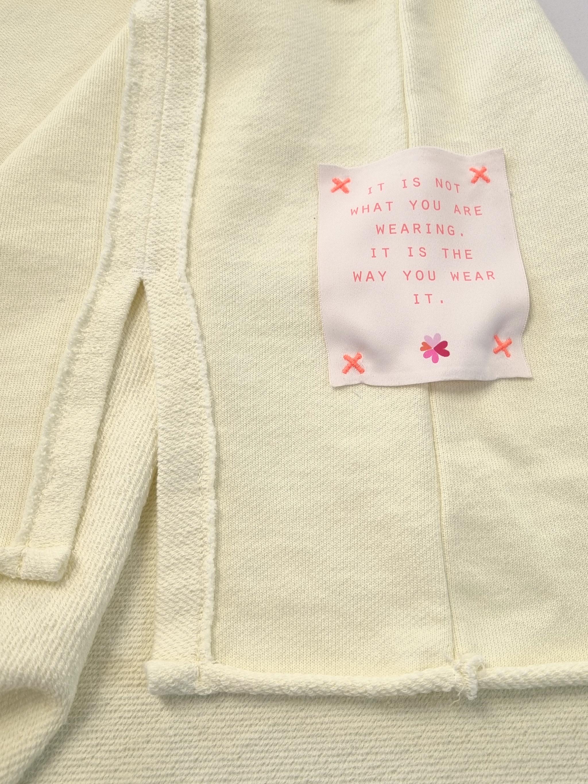 Sweatpullover mit Stickerei No Risk No Magic - SaraC