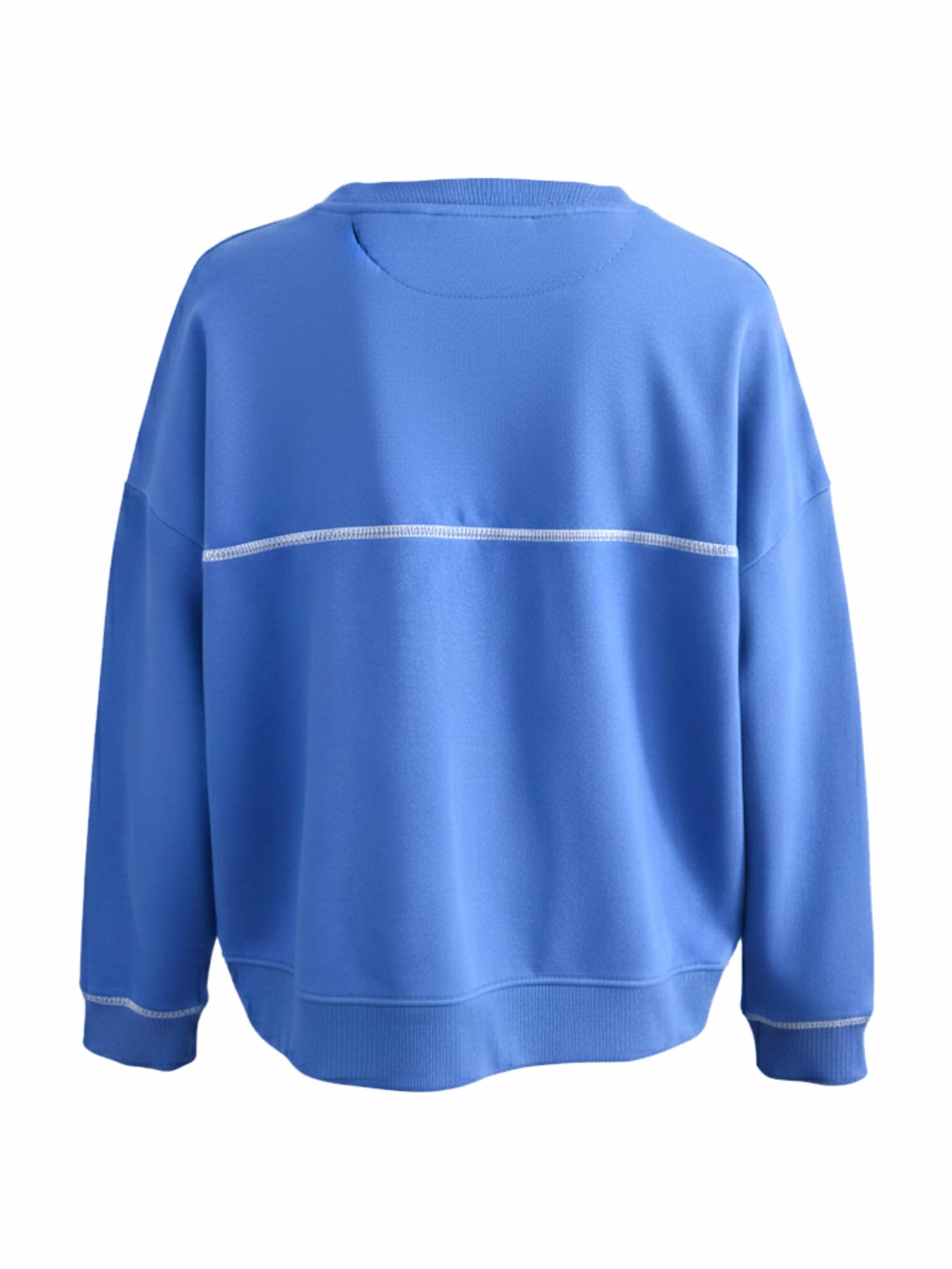 Damen Sweatshirt mit Stickerei Positiv Hearts - SelinaC
