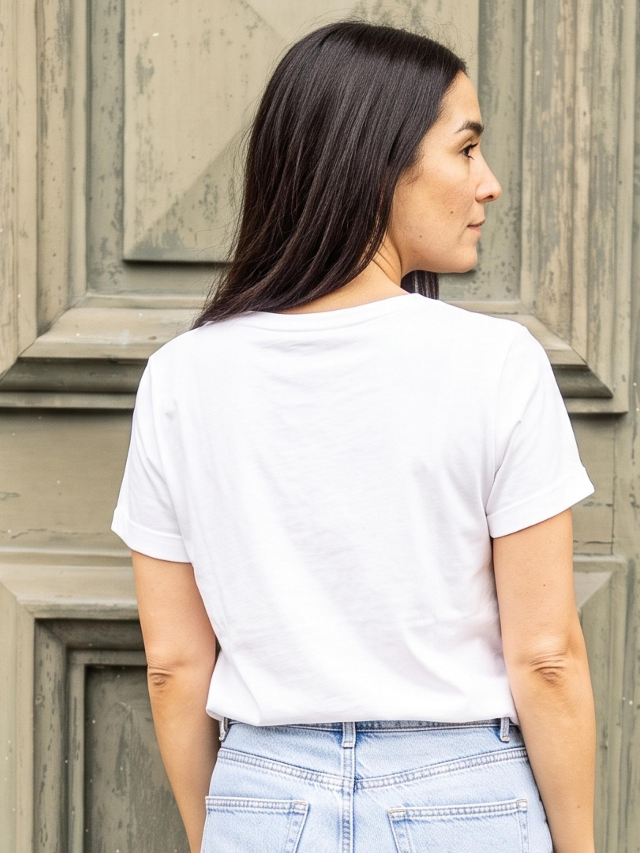 Damen Tshirt mit Statement Flockprint - PhilineC