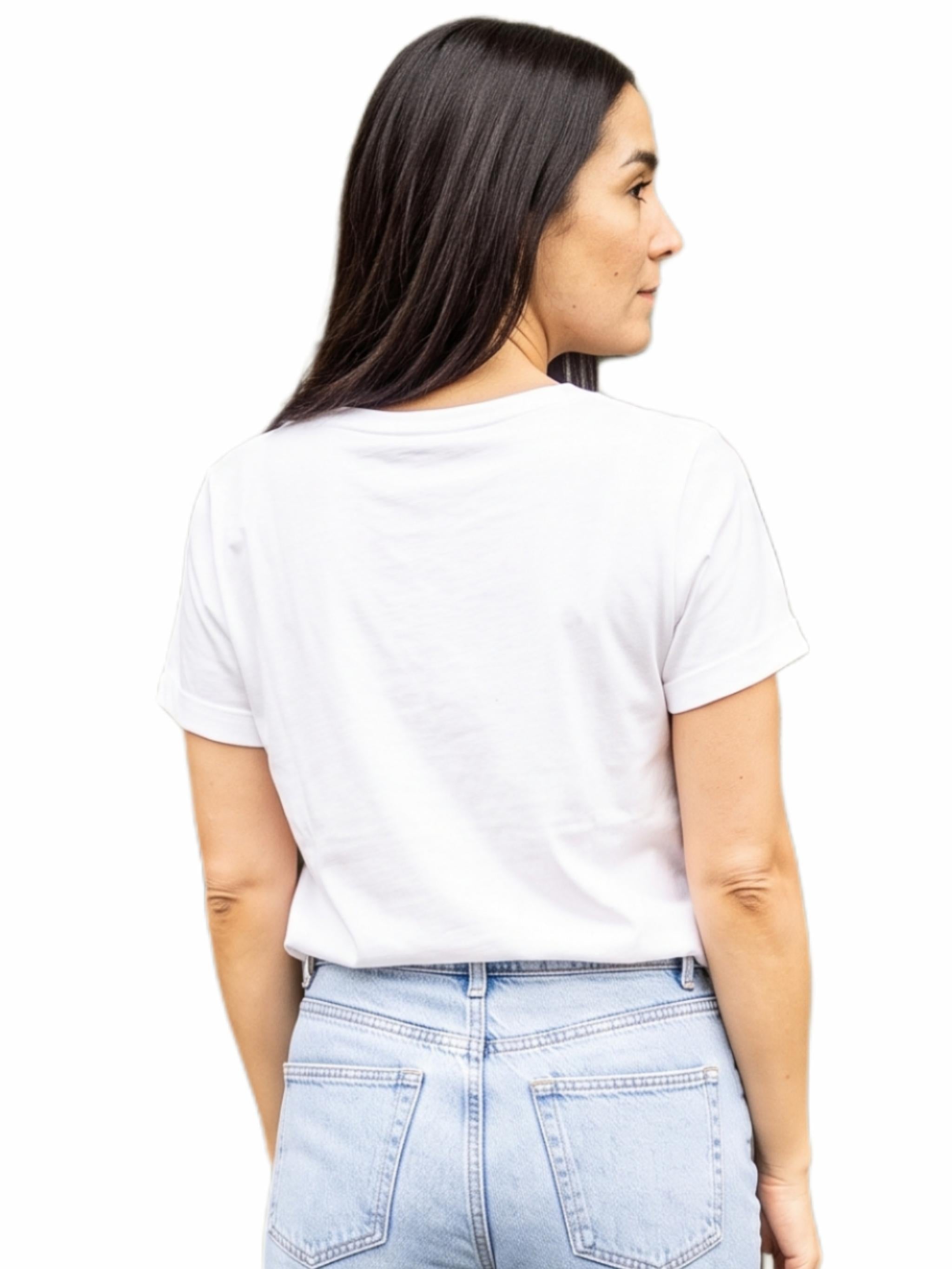 Damen Tshirt mit Statement Flockprint - PhilineC