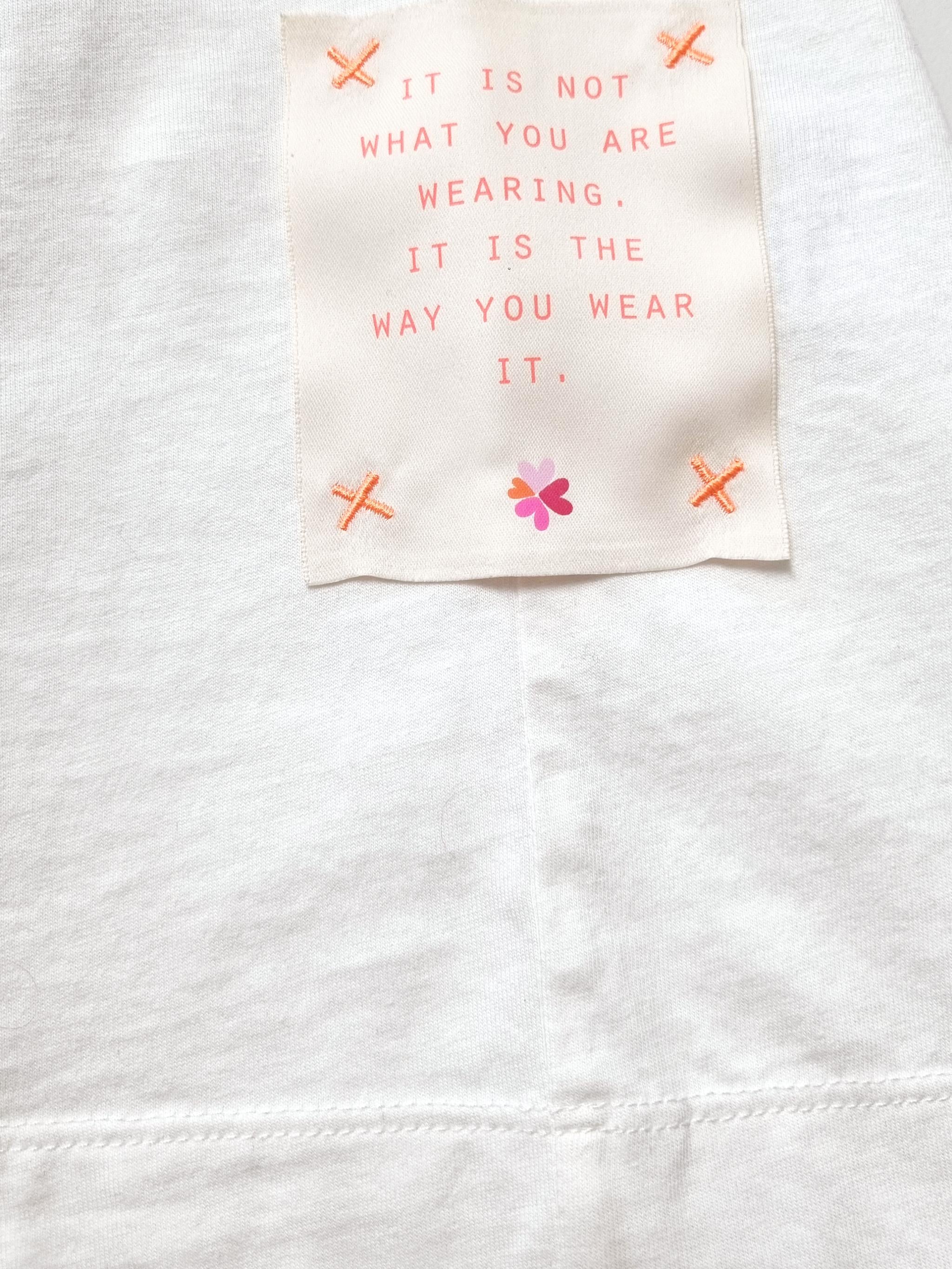 Damen Tshirt mit Statement Flockprint - PhilineC