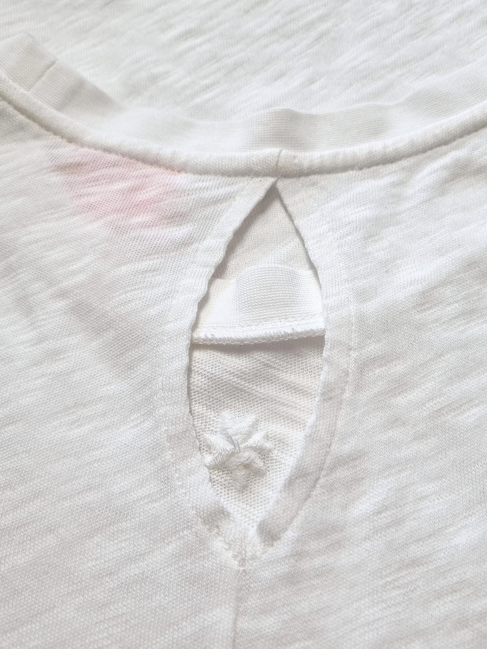 Tshirt in Baumwolle Flammengarn