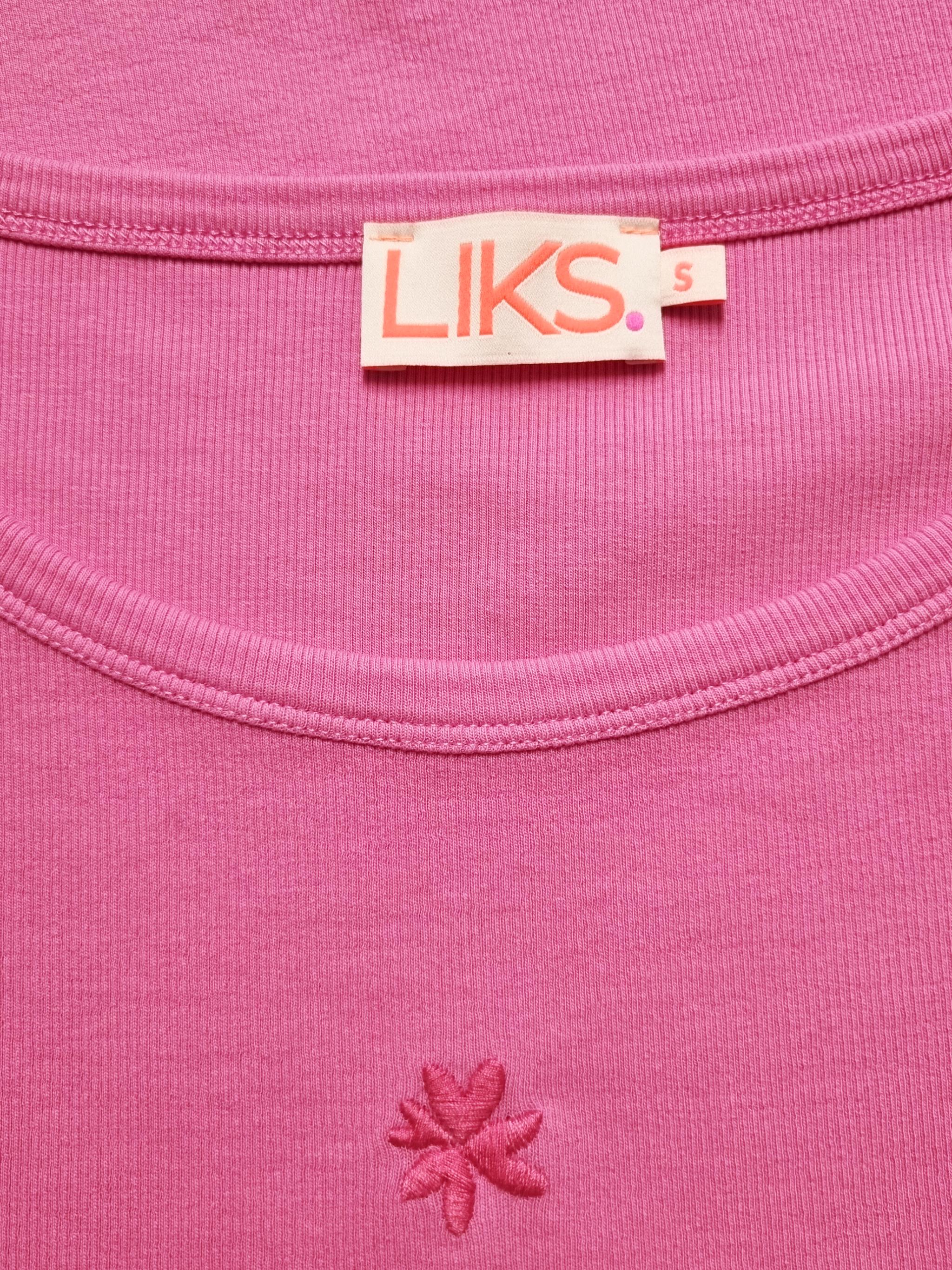 Damen Ripp Top mit Stickerei - PetraC