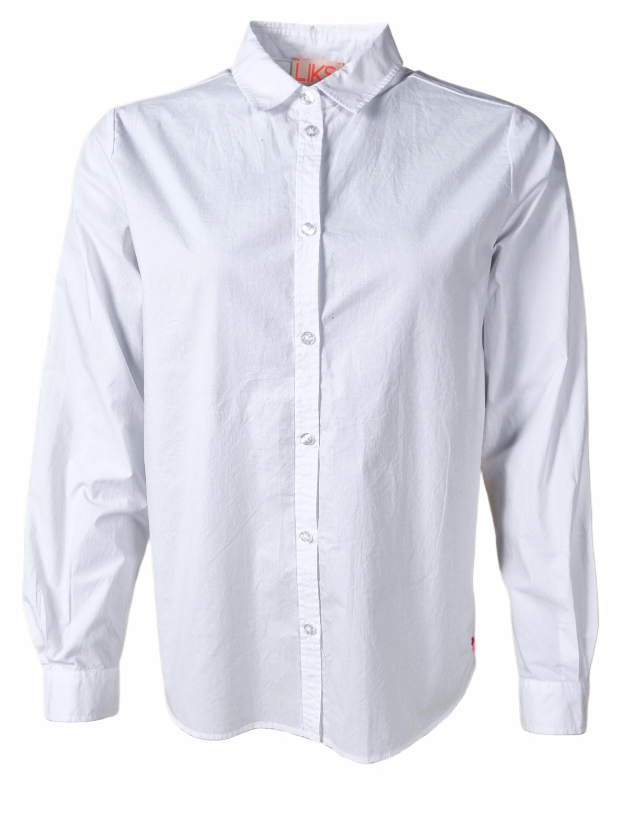 Bluse mit Statement Flockprint