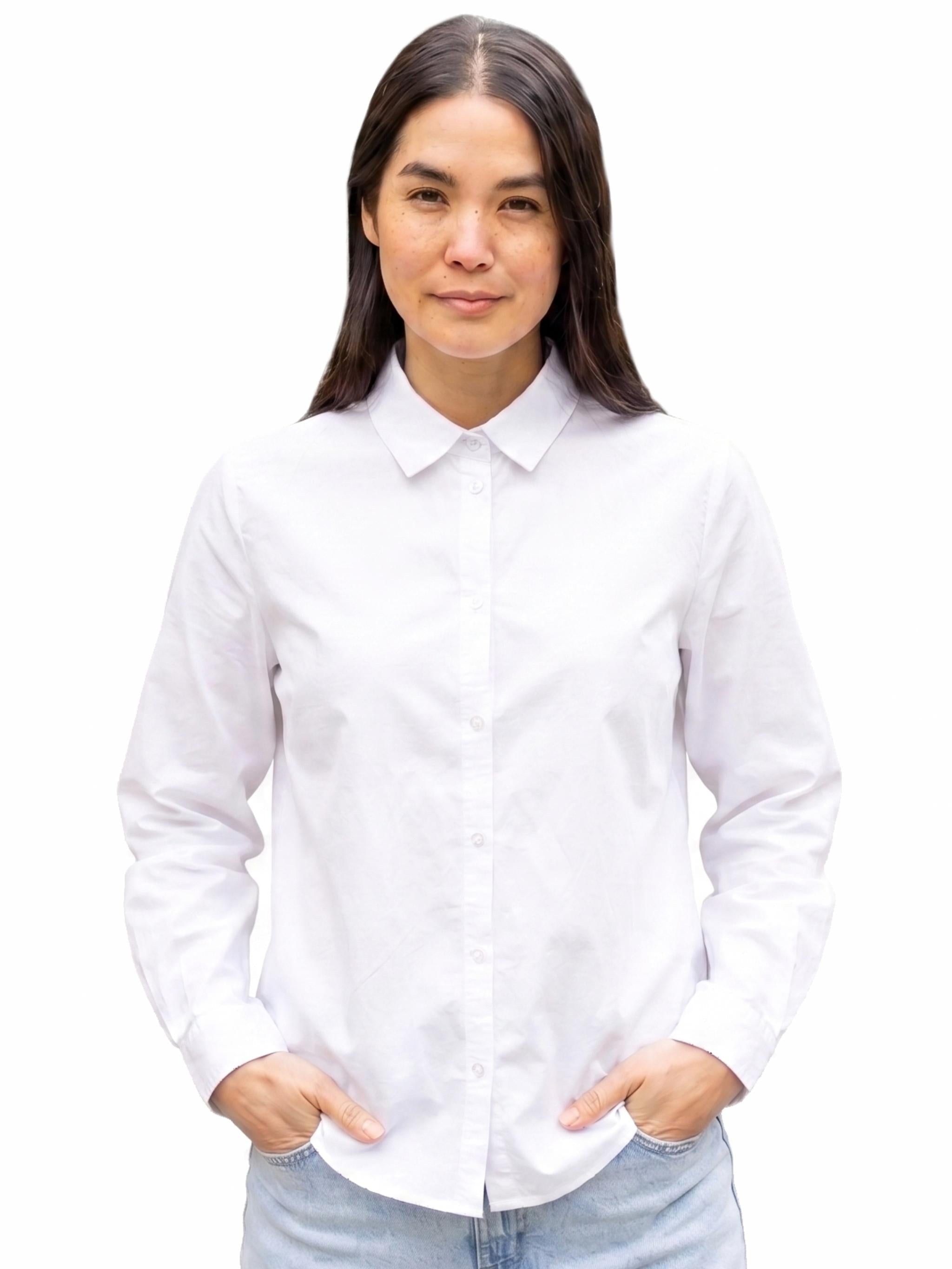Damen Bluse mit Statement Flockprint - GesaC